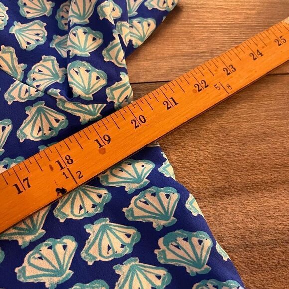 Lilly Pulitzer Blue Pattern Blouse Women Small - Picture 5 of 6